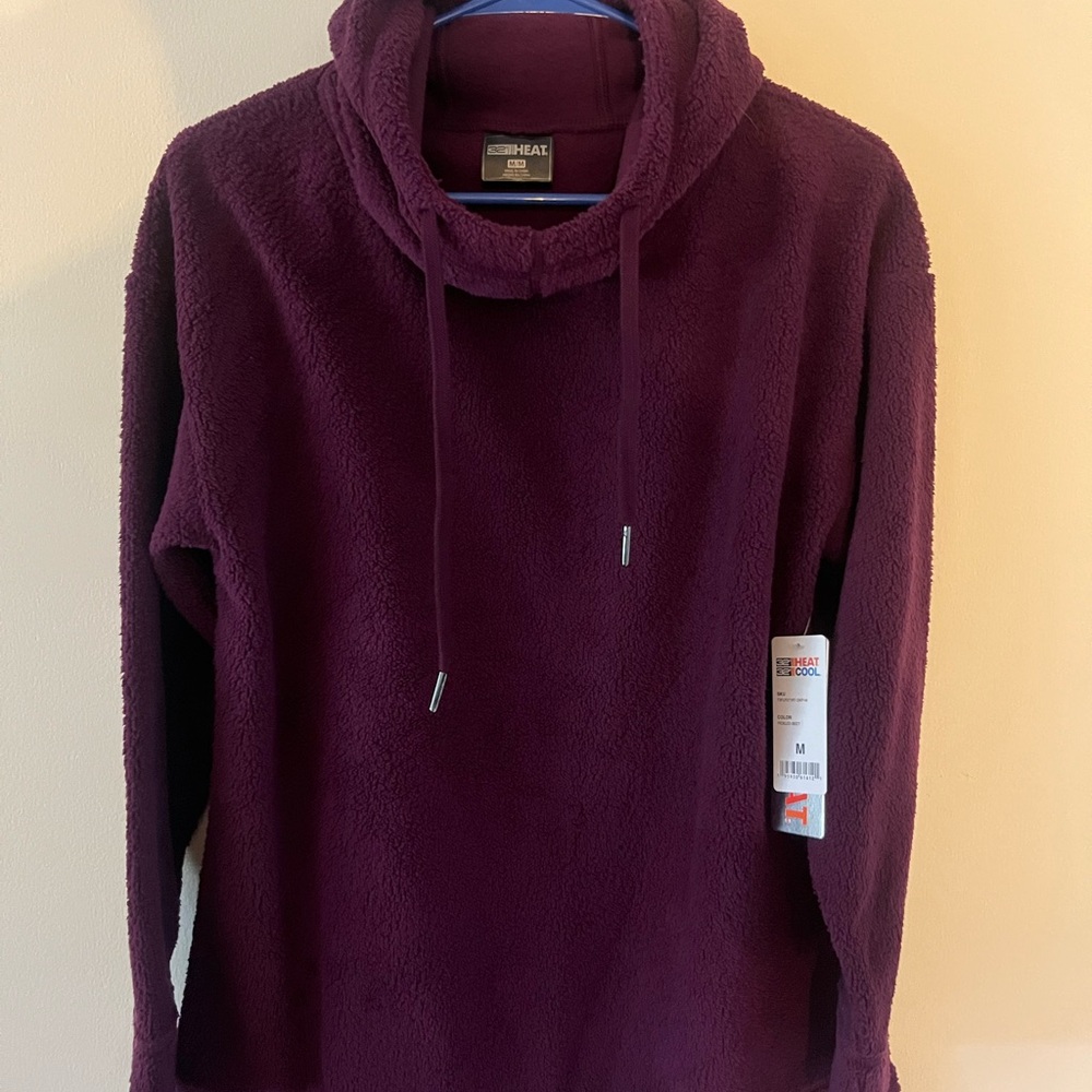 Men’s 32 Degrees Burgundy Sweatshirt Size Medium Brand New With Tags